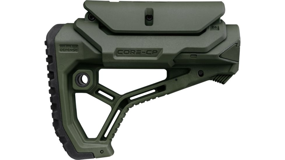 FAB DEFENSE GL CORE CP AR15 BUTTSTOCK MILSPEC OR COMMERCIAL GREEN