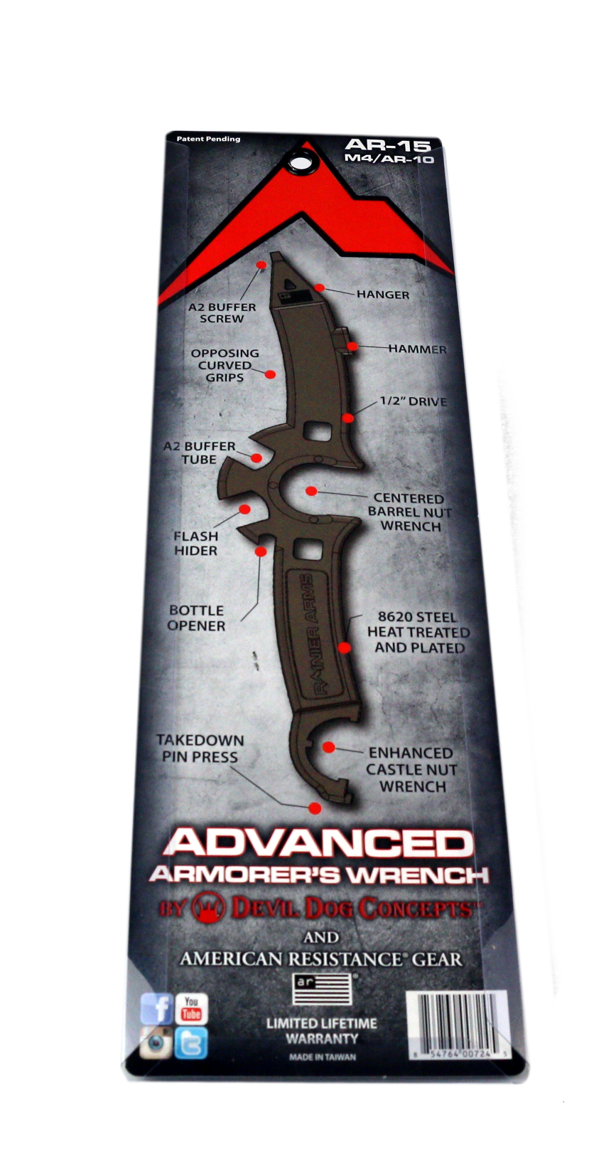 DEVIL DOG CONCEPTS ADVANCED ARMORER'S WRENCH