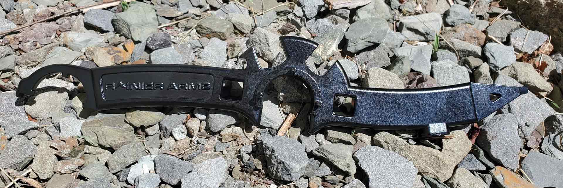 Advanced Armorer's Wrench laying on rocks