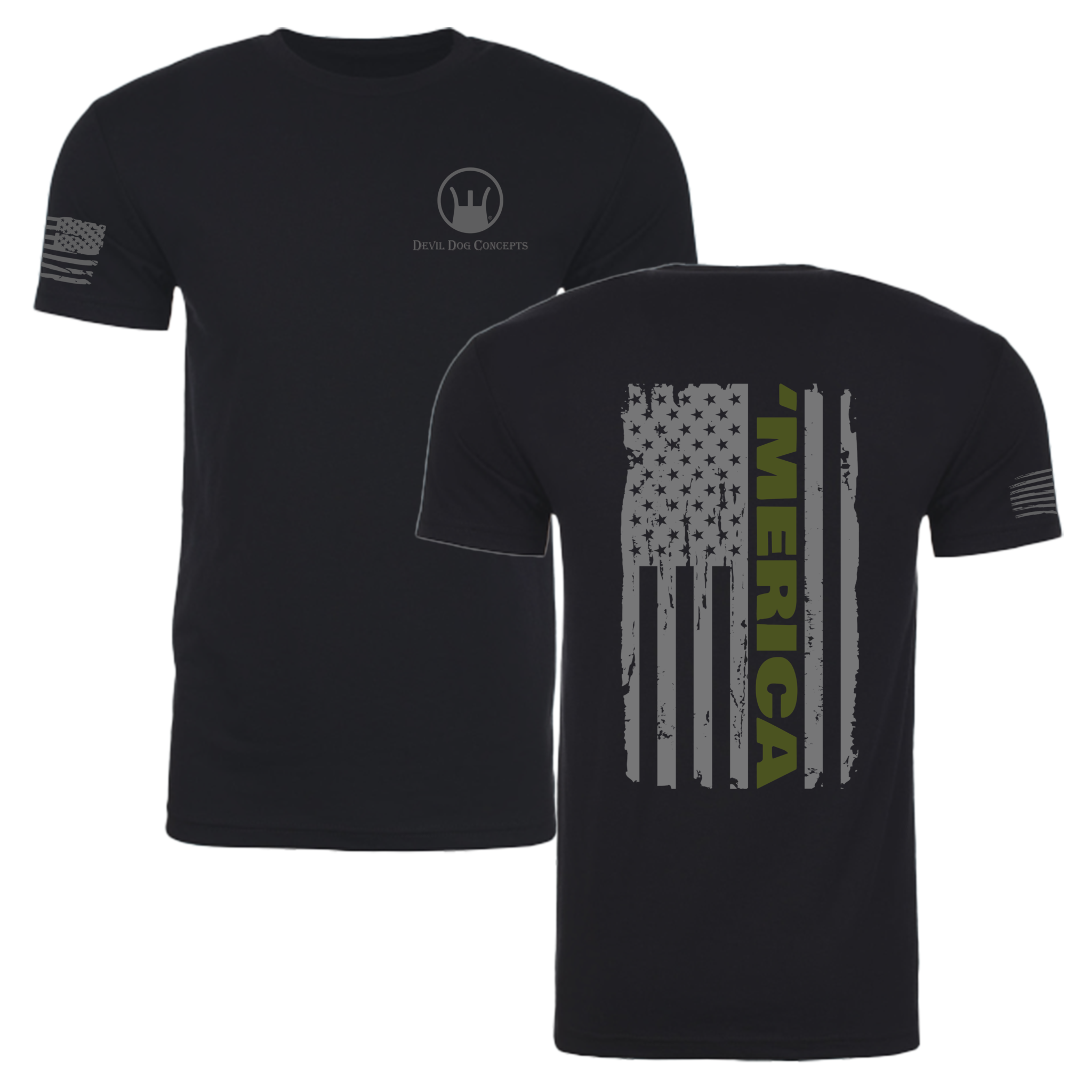 DDC: ‘Merica Service Flag shirts | Devil Dog Concepts